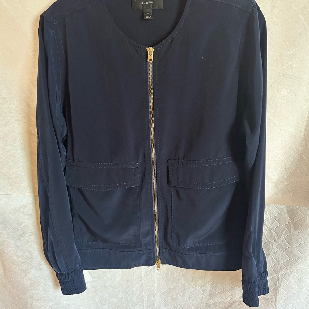 J. Crew Lightweight Zippered Jacket